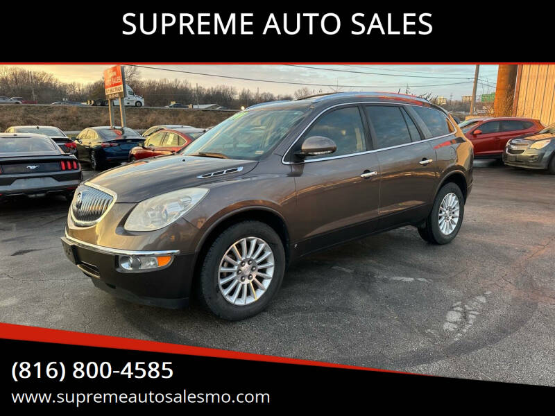 2009 Buick Enclave for sale at SUPREME AUTO SALES in Grandview MO