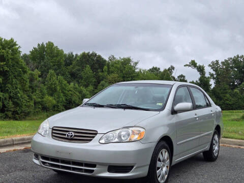 2003 Toyota Corolla for sale at FREEDOM AUTO GROUP in Fredericksburg VA