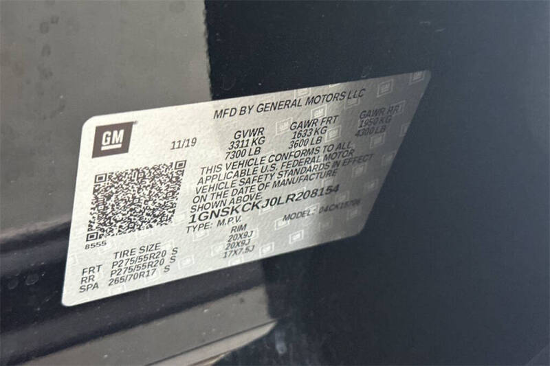 2020 Chevrolet Tahoe Premier