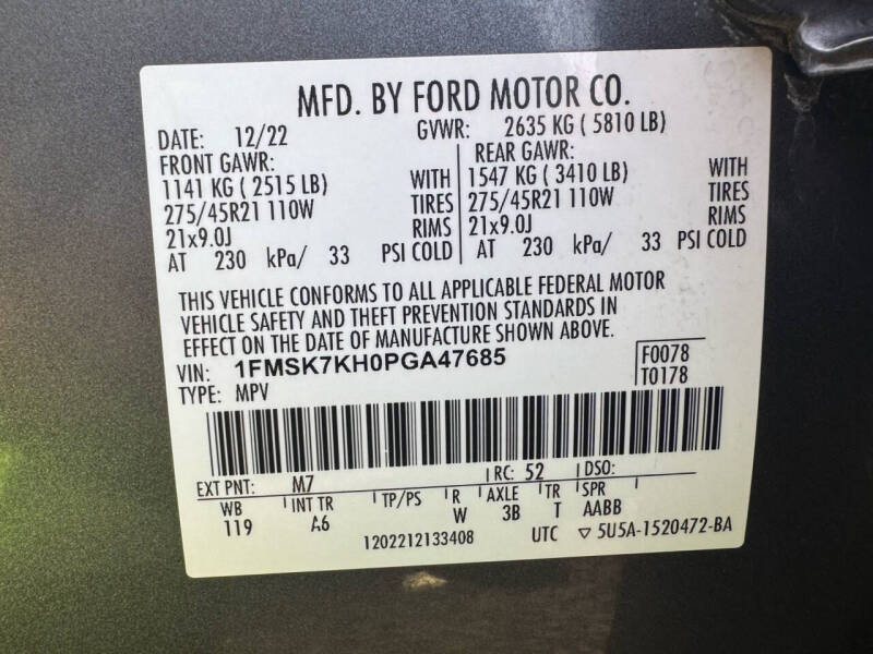 2023 Ford Explorer ST-Line