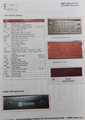 1969 Plymouth Barracuda