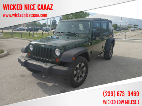 2008 Jeep Wrangler Unlimited for sale at WICKED NICE CAAAZ in Cape Coral FL
