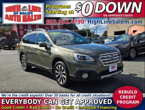 2016 Subaru Outback for sale at High Line Auto Sales of Salem in Salem NH