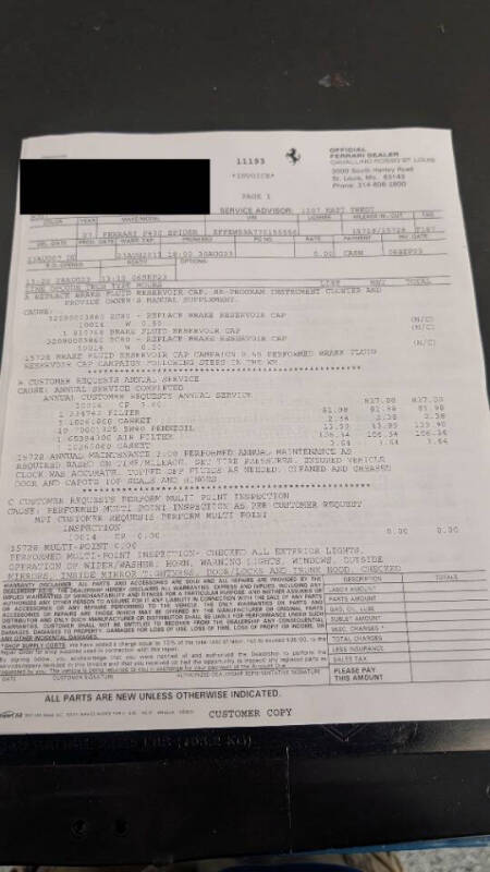 2007 Ferrari F430 F1 Spider