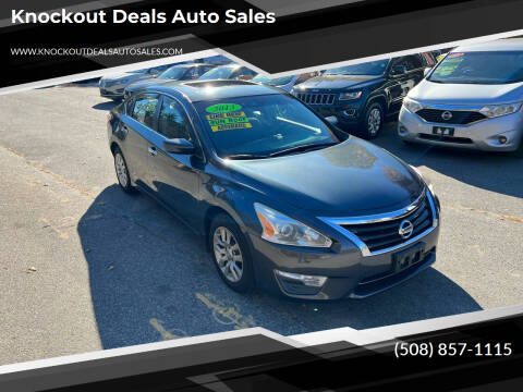 2013 Nissan Altima for sale at Knockout Deals Auto Sales in West Bridgewater MA