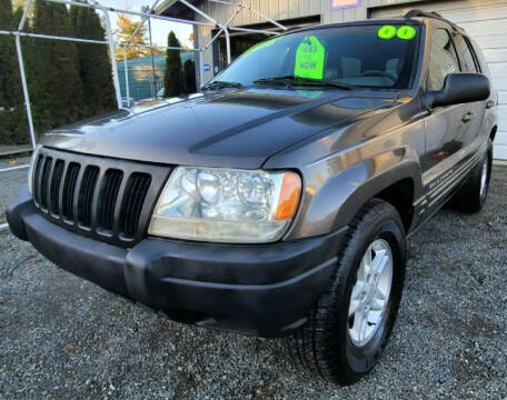 2000 Jeep Grand Cherokee for sale at Aldridge Auto's Sales & Repair in University Place WA