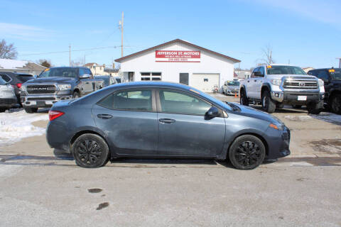 2018 Toyota Corolla for sale at Jefferson St Motors in Waterloo IA