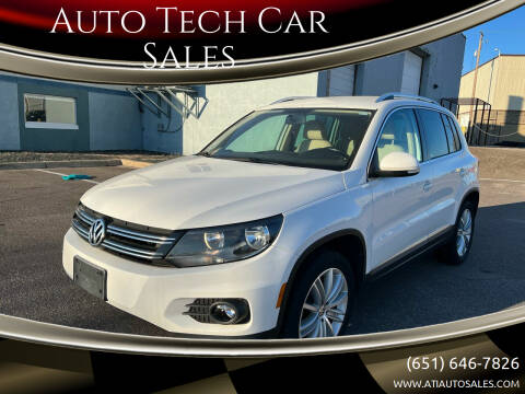 2012 Volkswagen Tiguan for sale at Auto Tech Car Sales in Saint Paul MN
