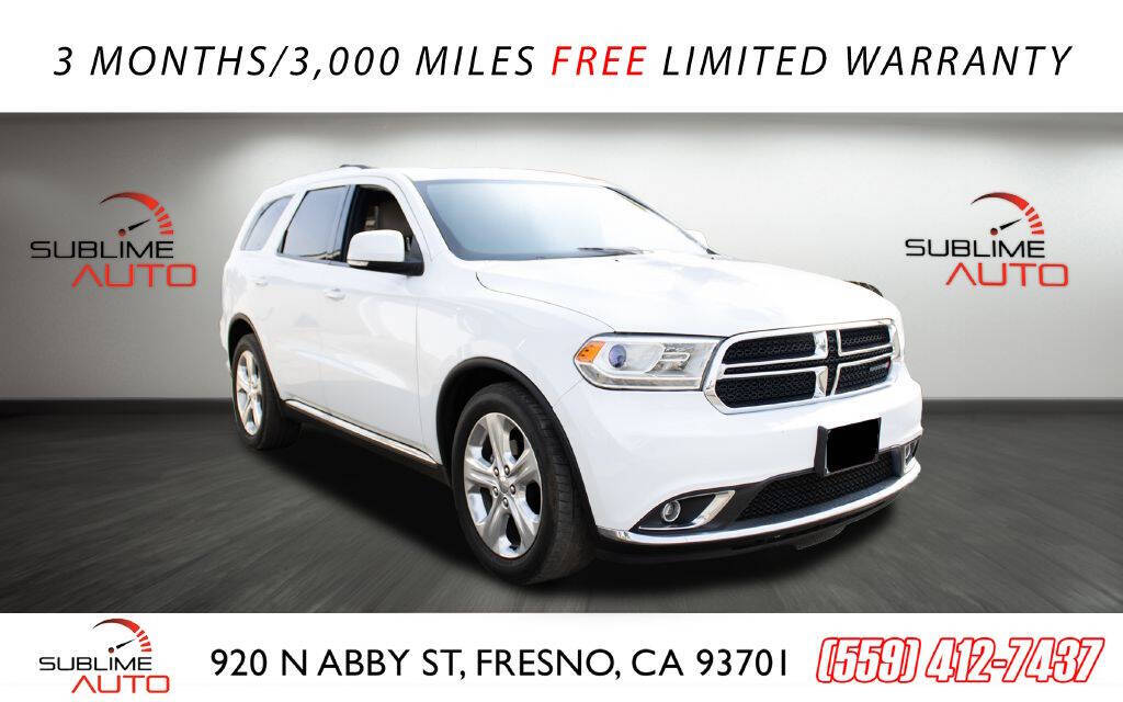 2014 Dodge Durango for sale at SUBLIME AUTO in Fresno, CA