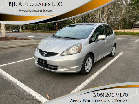 2012 Honda Fit for sale at BJL Auto Sales LLC in Federal Way WA