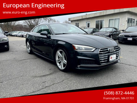 2019 Audi A5 for sale at European Engineering in Framingham MA