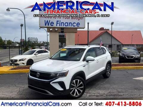 2022 Volkswagen Taos for sale at American Financial Cars in Orlando FL