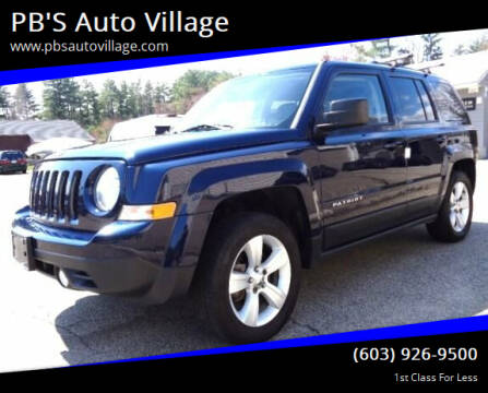 2016 Jeep Patriot for sale at PB'S Auto Village in Hampton Falls NH