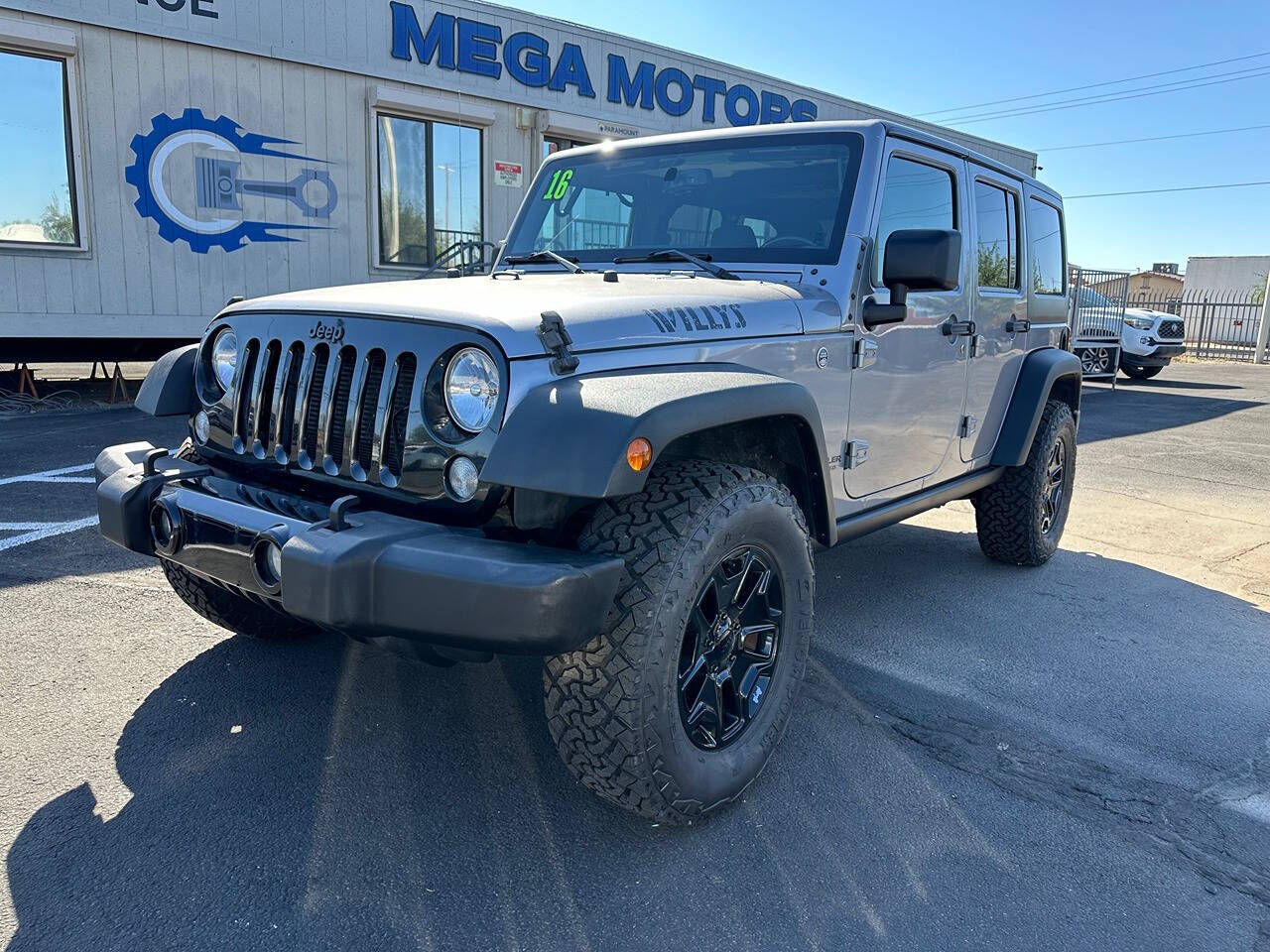 2016 Jeep Wrangler Unlimited for sale at MEGA MOTORS AUTO SALES in Tucson, AZ