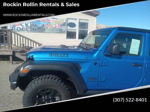 2022 Jeep Wrangler Unlimited for sale at Rockin Rollin Rentals & Sales in Rock Springs WY
