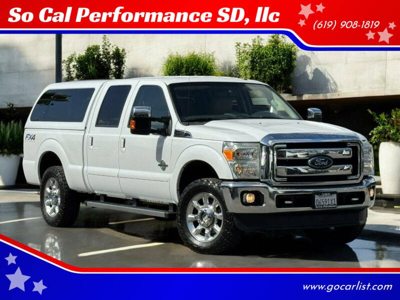 2015 Ford F-250 Super Duty for sale at So Cal Performance SD, llc in San Diego CA