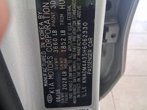 2017 Kia Rio LX