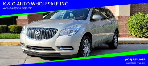 2014 Buick Enclave for sale at K & O AUTO WHOLESALE INC in Jacksonville FL