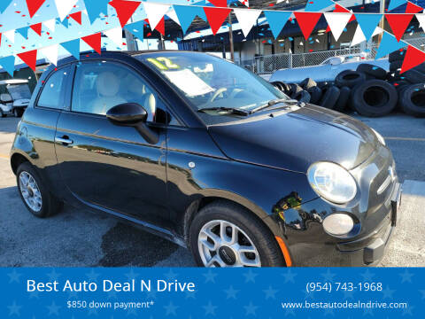 2012 FIAT 500c for sale at Best Auto Deal N Drive in Hollywood FL