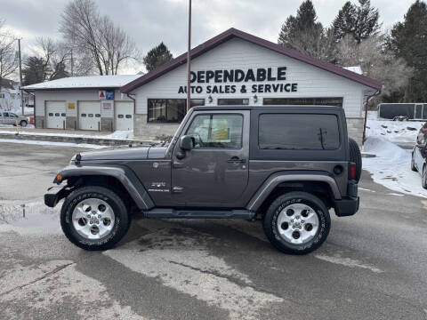 2017 Jeep Wrangler for sale at Bad Credit Car Loans NY in Binghamton NY