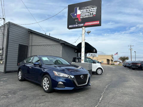 2021 Nissan Altima for sale at Texas Giants Automotive in Mansfield TX