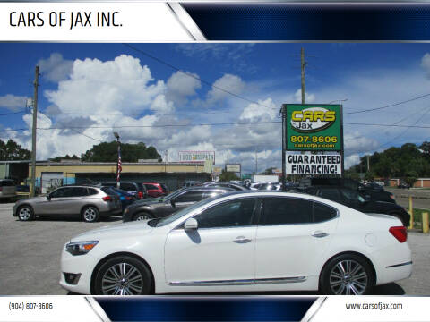 2016 Kia Cadenza for sale at CARS OF JAX INC. in Jacksonville FL