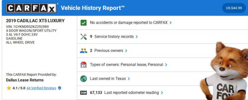 2019 Cadillac XT5 Luxury