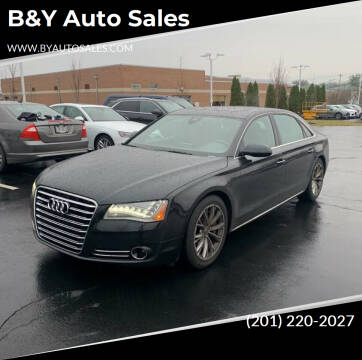 2011 Audi A8 L for sale at B&Y Auto Sales in Hasbrouck Heights NJ