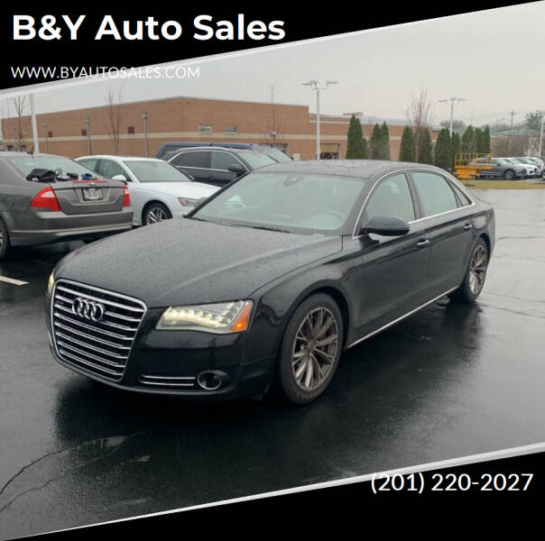 2011 Audi A8 L for sale at B&Y Auto Sales in Hasbrouck Heights NJ