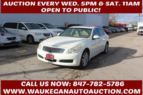 2007 Infiniti G35 for sale at Waukegan Auto Auction in Waukegan IL