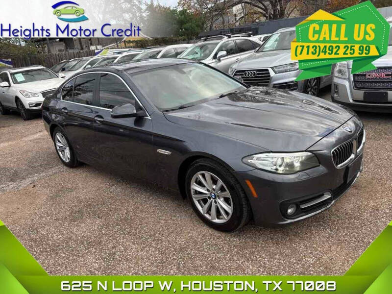 2016 BMW 5 Series for sale at Heights Motor Credit in Houston TX