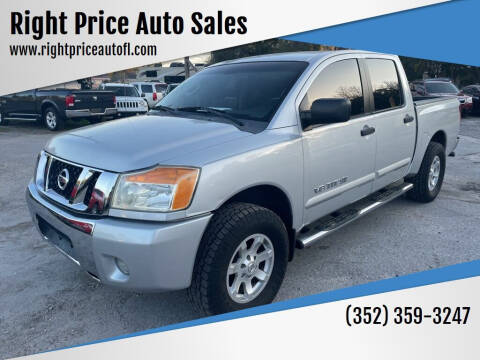 2012 Nissan Titan for sale at Right Price Auto Sales in Waldo FL