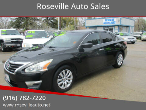 2013 Nissan Altima for sale at Roseville Auto Sales in Roseville CA