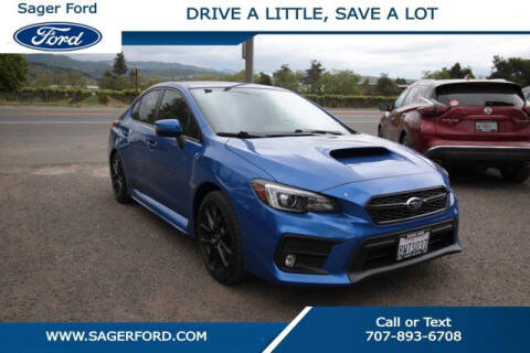 2021 Subaru WRX for sale at Sager Ford in Saint Helena CA