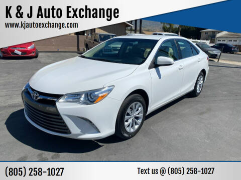 2017 Toyota Camry for sale at K & J Auto Exchange in Santa Paula CA