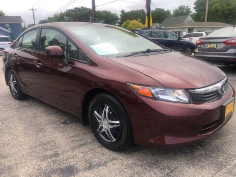 2012 Honda Civic for sale at COMPTON MOTORS LLC in Sturtevant WI