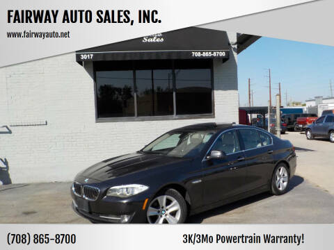 2013 BMW 5 Series for sale at FAIRWAY AUTO SALES, INC. in Melrose Park IL