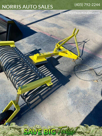 2021 ZZ IMPLEMENTS TITAN 4' LANDSCAPE RAKE W/WHEEL KIT for sale at NORRIS AUTO SALES Implement in Oklahoma City OK