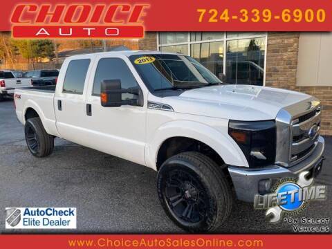 2013 Ford F-250 Super Duty for sale at CHOICE AUTO SALES in Murrysville PA