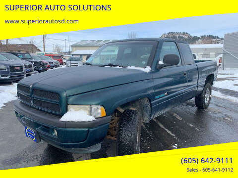 1998 Dodge Ram Pickup 1500 for sale at SUPERIOR AUTO SOLUTIONS in Spearfish SD