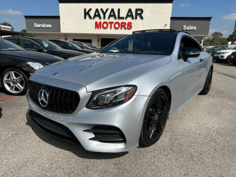 2018 Mercedes-Benz E-Class for sale at KAYALAR MOTORS in Houston TX