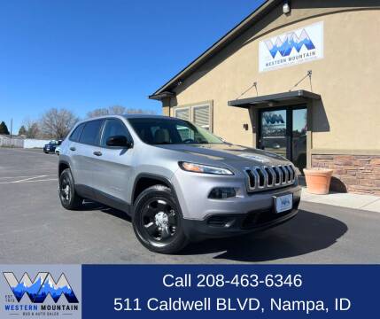 2015 Jeep Cherokee for sale at Western Mountain Bus & Auto Sales in Nampa ID