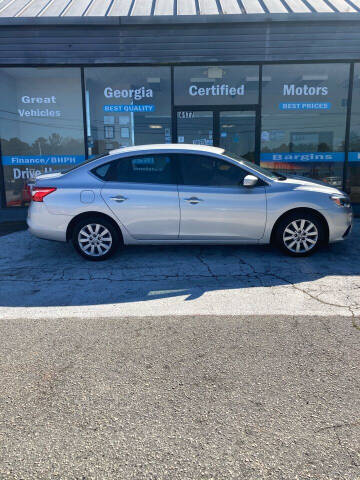 2017 Nissan Sentra for sale at Georgia Certified Motors in Stockbridge GA