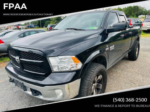 2014 RAM 1500 for sale at FPAA in Fredericksburg VA