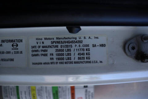 2016 Hino 268