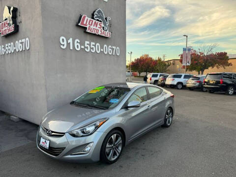 2014 Hyundai Elantra for sale at LIONS AUTO SALES in Sacramento CA