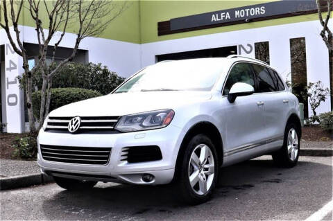 2012 Volkswagen Touareg for sale at Alfa Motors LLC in Portland OR