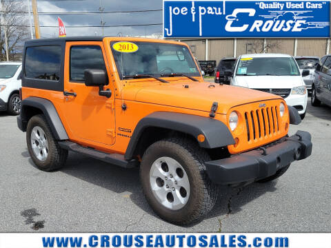 2013 Jeep Wrangler for sale at Joe and Paul Crouse Inc. in Columbia PA