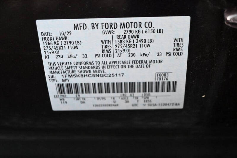 2022 Ford Explorer Platinum