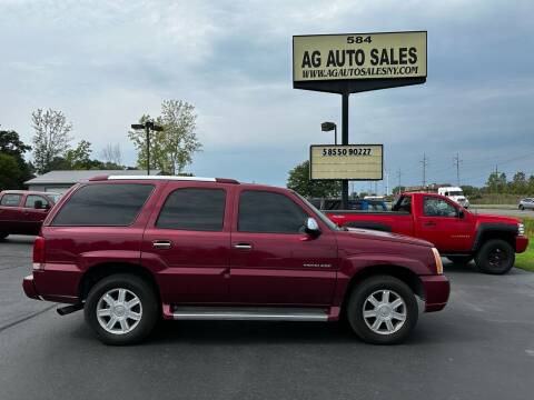 2006 Cadillac Escalade for sale at AG Auto Sales in Ontario NY
